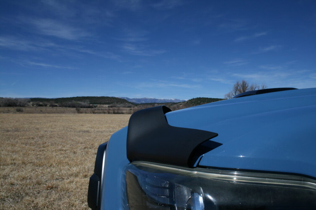 EGR SuperGuard hood deflector 2018 Tacoma TRD Pro Cavalry Blue New Mexico